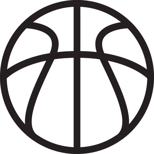 Basketbol topu vektör simgesi