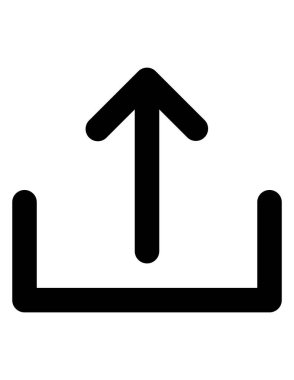 ok vektör simgesi yükle