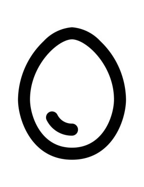 tavuk emoji yassı ikon vektör çizimi