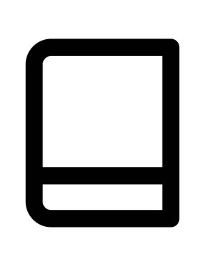 kitap simgesi vektör illüstrasyonu