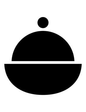 yemek ve çatal bıçak vektör simgesi