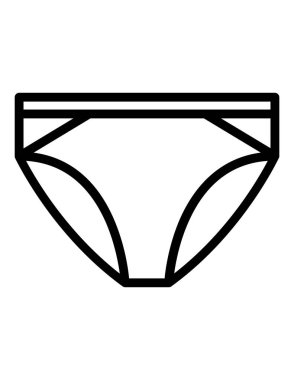 iç çamaşırı ikonu vektör illüstrasyonu