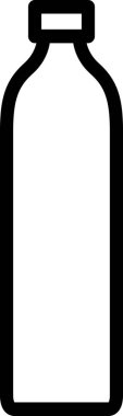 şişe simgesi vektör illüstrasyonu