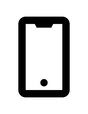 akıllı telefon simgesi vektör illüstrasyonu