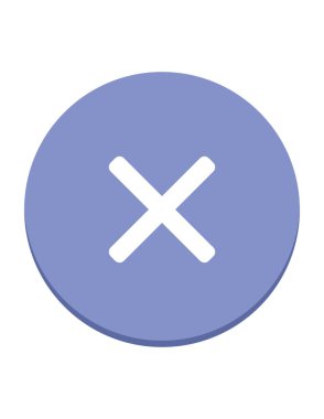 düz vektör simgesini iptal et