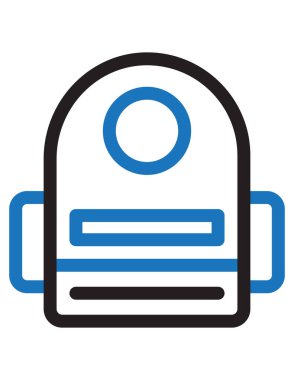 çevrimiçi alışveriş düz simgesi vektör illüstrasyonu