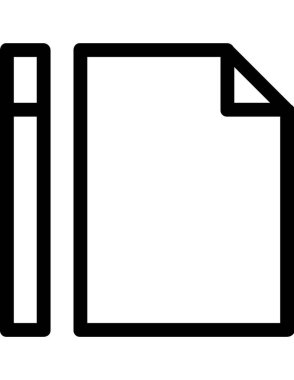 dosya belgesi düz simge vektör çizimi