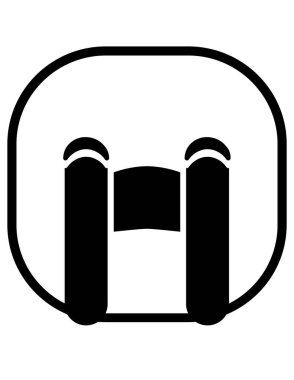 emoji düz ikon vektör çizimi