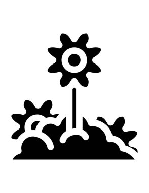 Seo simgesinin vektör illüstrasyonu