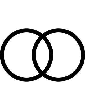 iki satırlık vektör simgesi