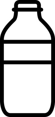 şişe simgesi vektör illüstrasyonu