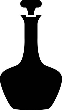 şişe simgesi vektör illüstrasyonu