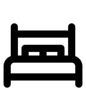 Otel hattı vektör simgesi.