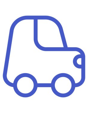 Alışveriş arabası vektör simgesi