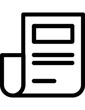 dosya belgesi düz simge vektör çizimi