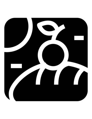 parti düz ikon vektör çizimi