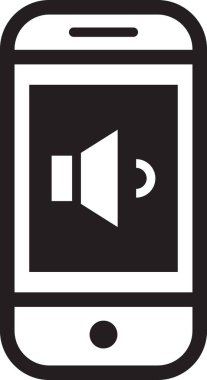 akıllı telefon simgesi vektör illüstrasyonu