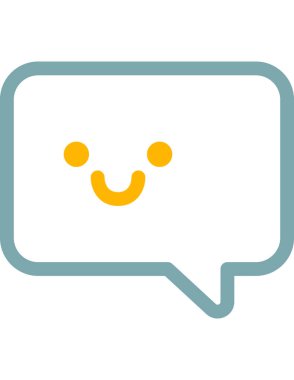 iletişim konsepti düz ikon vektör çizimi