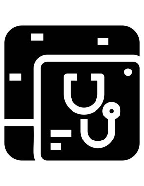 tıbbi ağ simgesi vektör illüstrasyonu