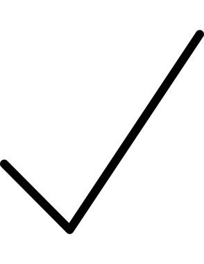 İşaretli düz simge vektör çizimi