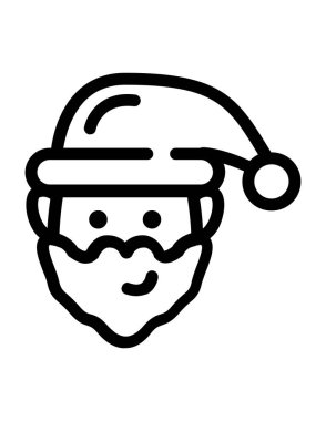 Noel düz ikon vektör illüstrasyonu