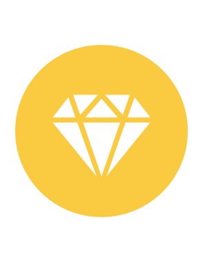 Elmas vekotr illüstrasyon, mücevher kavramı 