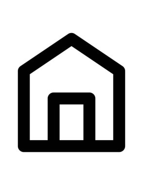 ev simgesi vektör illüstrasyonu