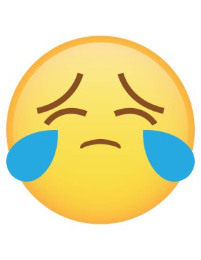 emoji düz ikon vektör çizimi