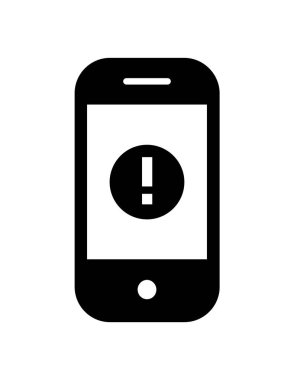 akıllı telefon simgesi vektör illüstrasyonu