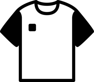 t-shirt vektör simgesi