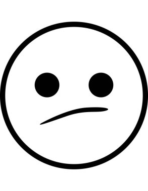 emoji düz ikon vektör çizimi