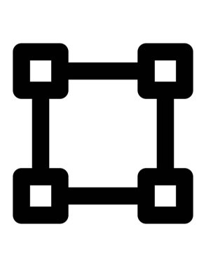 Bilim ve teknoloji çizgi vektör simgesi.