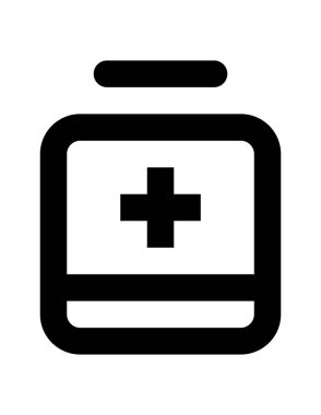 şişe simgesi vektör illüstrasyonu