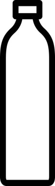 şişe simgesi vektör illüstrasyonu