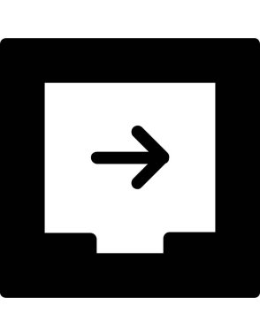 dosya belgesi düz simge vektör çizimi