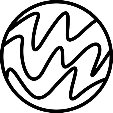 evren simgesi vektör illüstrasyonu