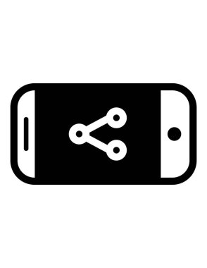 akıllı telefon simgesi vektör illüstrasyonu