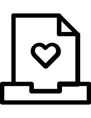 dosya belgesi düz simge vektör çizimi