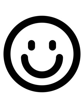 Gülümseme çizgisi vektör simgesi. biçim iki renkli düz sembol, siyah ve beyaz renkler, yuvarlak açılar, gri