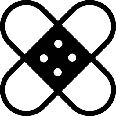 tıbbi ağ simgesi vektör illüstrasyonu