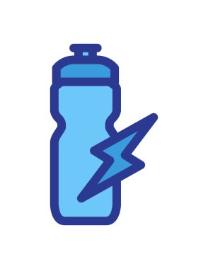 Modern b 'nin vektör illüstrasyonunda pil eksikliği