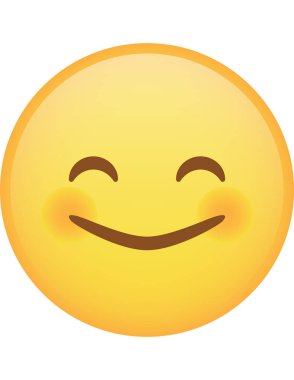 emoji düz ikon vektör çizimi