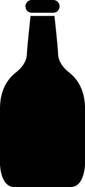 şişe simgesi vektör illüstrasyonu