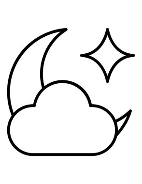 hava durumu web simgesi vektör illüstrasyonu