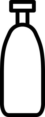 şişe simgesi vektör illüstrasyonu