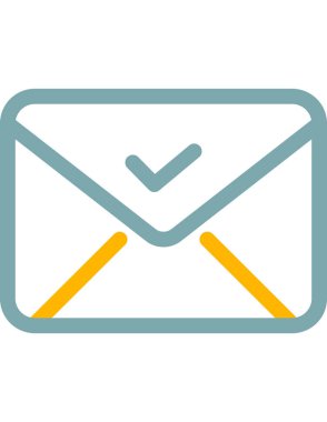 iletişim konsepti düz ikon vektör çizimi