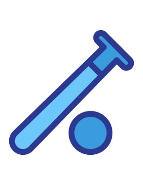 Bilim ve teknoloji çizgi vektör simgesi.