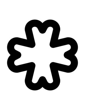 Modern siyah beyaz çizgi sanat deco tarzının vektör çizimi