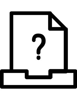 dosya belgesi düz simge vektör çizimi