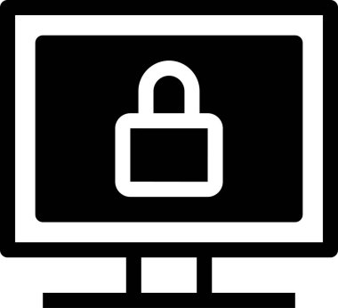 Düz ekran vektör resimlemesini izle